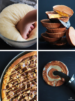 sweetoothgirl: Peanut Butter Cup Pizza 