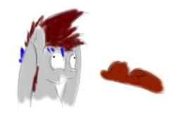 mars-miner:  Nothing like getting your mane stolen…… and drawing sketches at 2 AM  I GOT IT!!!!!!!!!!!!!!!!