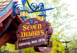 mickeyandcompany:  May 28, 2014 - Seven Dwarfs Mine Train officially opens at Walt Disney World’s Magic Kingdom Park (photos by Disney Tourist Blog and Disney Parks Blog)