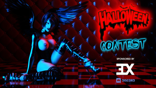 hashtag-3dx: hashtag-3dx:  hashtag-3dx:  The 3DX Halloween Contest Poll is up!! Vote Here - https://3dx.sexy/poll/halloween2018/ Winner announcement: October 31st 2018 It’s almost Halloween and we give you the best opportunity to share some sexy horror!