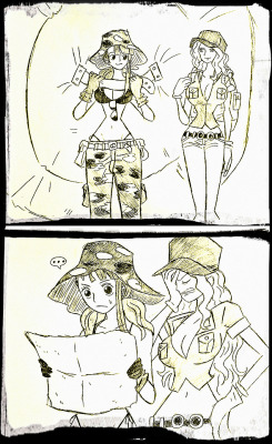 dianakko-week: DIANAKKO WEEK 2018 : Adventure : Danger Akko: The road ended again… Diana: How can anyone get lost on a straight path? Akko: Okey, we should come up to a big rock in little while… Diana: Yes, Akko i know… We have walked past it five