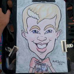 Caricatures at Dairy Delight! #caricature #art #drawing #artstix #caricaturist  (at Dairy Delight Ice Cream)