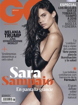   Sara Sampaio - GQ Mexico 2016 Septiembre (13 Fotos HQ)Sara Sampaio semi desnuda en la revista GQ Mexico 2016 Septiembre. Sara Pinto Sampaio (nacida el 21 de julio de 1991) es una modelo portuguesa conocida por ser &ldquo;Angel de Victoria Secret, asÃ­