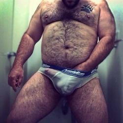 barebearx:  bjbearcub:  I have had the biggest bear crush on this guy since I first laid eyes on him. Fellow Aussie bear! Al - BIGOZBEAR  Follow him at: http://furrygoodness.tumblr.com Follow me at: http://bjbearcub.tumblr.com  Here is another 10 because
