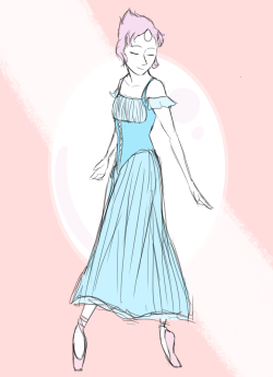 possibly-art:  I went to a Renaissance Faire today and it got me in a medieval mood so i drew Pearl in an medievalish dress :3