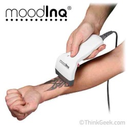MOODINQ - THE PROGRAMMABLE TATTOO  Now this is something very special and THE solution for those who are planning on getting a tattoo but are uncertain whether or not they’re gonna still like it in a few years. MoodINQ allows you to instantly change