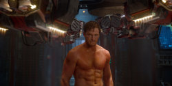 harvzilla:  meta87:  harvzilla:  A quick manip for @meta87. A little alienifcation of Chris Pratt (Inspy post here)  “Where are you taking me?!” Peter Quill, or better  known as Starlord throughout the galaxy, said as the hulking blue alien  dragged