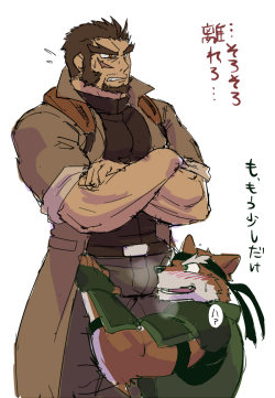 rossitsukigata:  股間の臭いを嗅いだりムニムニする狼戦士