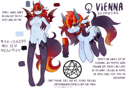 And here&rsquo;s the reference sheet for the new OC.Unfortunately I can&rsquo;t talk about the bio just yet, I don&rsquo;t wanna spoil the ask blog. 