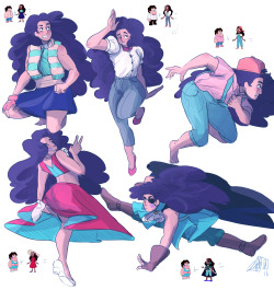 jen-iii:  Some Stevonnie requests for @l-a-l-o-u‘s Stevonnie meme I did at my stream haha, these were really fun to do! 