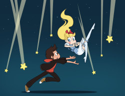 areablog:  A SFW Commission, Starco themed, I recently did.  Catching Falling Stars… Get it? ^ ^ Thanks for commissioning me! Also. 10 days left, am I right? :3 Patreon Commissions 