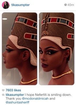 afro-dominicano:  susiethemoderator:  Can we honestly discuss this. Look at this beautiful accurate portrayal of an Ancient Kemit (Egyptian) Queen. She looks like an Ethereal Goddess. Reasons why we need to cast Black People as Black People.  reasons