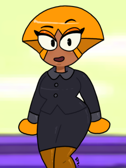 eyzmaster: OK K.O.! Let’s Be Heroes - Shannon 28 by theEyZmaster  Shannon looks really good in a suit.Well, she always looks good!    cutie~ &lt;3