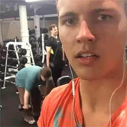 neon-taco:  jaba-the-slut:  At least she’s working out while you’re standing around on your gosh damn iphone?  Right? Maybe she wants her hair to cover her face to block out idiots looking at her.  &ldquo;Mmmmm-blockin out the haters&rdquo;