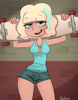 cubedcoconut: Jackie Lynn Thomas (aged-up version) was the winner of last week’s patreon poll! Skater girls are awesome &lt; |D’‘‘‘