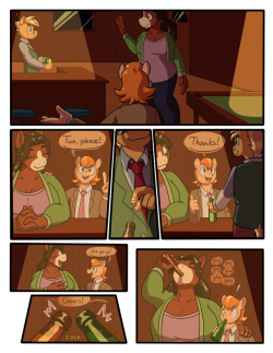 capracaboose: Full-color comic commissioned by @jsk244 ! Butter Nut and Tina are out on a date at a local bar.  Paige, the bartender, wants to give the two of them a nice present and spikes Tina’s drink with a little something he has on hand for special