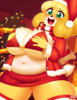 3mangos:  Thank you all so much for supporting our Love Holiday Winter Folio! Because of you, the project has become an overwhelming success! As thanks, here’s my plump Isabelle pinup free for all to see!   &lt; |D’‘‘‘‘