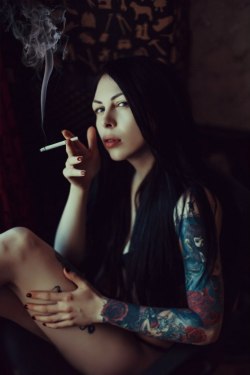 Sultrykinkynasty:  Sultry Cigarette   Can You Say Cigarette And Hard Wet Sex In