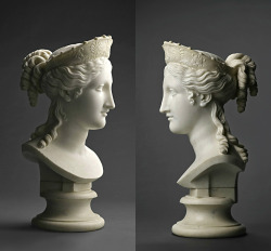 hadrian6:Bust of Peace. 1814. Antonio Canova. Italian 1757-1822. marble. Sotheby’s  July 2018.      http://hadrian6.tumblr.com