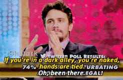 alekzmx:  fyeahzef:  James Franco and Zac Efron chatting about masturbation  wish that last gif wasn´t in such close shot