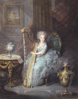 Portrait of Madame Elisabeth of France, sister of Louis XVI - Charles Leclercq 1783