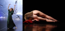 Alessandra Cristiani, Italian contemporary dancer and choreographer. Bottom picture: Pro Aquila.