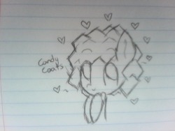 candycoats:   A little pen doodle I did for you while I was laying down in bed bein’ a sick butt ^//^ &lt;3  Awwww, look how cute guys!  D'awww! &lt;3