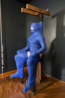 tapedandtortured:  A visitor from Canada, fully immobilized inside a fiberglass cast, for a SeriousMaleBondage video, by SFDom, Skill, Sleepmode, and TapedAndTortured. 