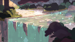 sbosma:  stevencrewniverse:  A selection of Backgrounds from the Steven Universe episode: &ldquo;Giant Woman&rdquo; Art Direction: Kevin Dart Design: Sam Bosma Paint: Elle Michalka, Jasmin Lai  These were, I think, the set of backgrounds where I felt