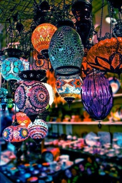If you light a lamp for somebody, it will also brighten your path. ~ Buddha (Moroccan lamp shop)
