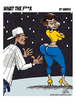 cardsbyharris:  When booty calls… Follow the Cards By Harris Tumblr Blog and visit the Cards By Harris website for the dirty-dirt in cartoons! See this cartoons longer version with sound here