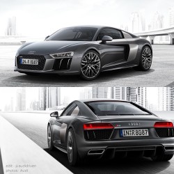 audidriven:#newR8: what a difference the color can make. Starting to look better | #grey #AudiR8 #Audi #R8 #quattro #Geneva2015 #GenevaMotorShow | edit: @audidriven photos: #AudiAG