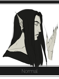 I&rsquo;ve been seeing Nikklison&rsquo;s #hairmeme going around and wanted to make one for my TES OC Vikrolomen and his lichforms ⚰️patreon.com/krovav