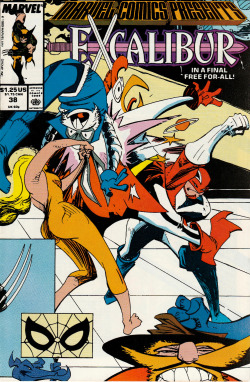 Marvel Comics Presents Excalibur, No. 38 (Marvel Comics, 1989). Cover art by Mark Badger.From Oxfam in Nottingham.