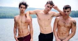 mansurfer:  Cocky Boys - Asher Hawk, Levi Karter &amp; Zach - Zach, Asher, and Levi have such great chemistry together that you might as well call them brothers. They have dark hair and eyes, tan skin with tattoos, and the type of edgy attitudes that