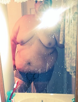 i-lust-you-chubs:  Dirty Bathroom mirror selfie. Excuse the mirror and enjoy the picture.  Juan is the hottest guy. wow thank you so much!!  here’s his Tumblr: wait4itjuan  reblogging again because hes really hot