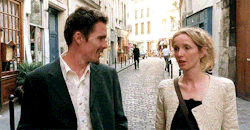 xavirdolan:  Ethan Hawke and Julie Delpy in BEFORE SUNSET (2004)  dir. Richard Linklater
