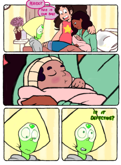 obsessedwithamedot:  crystalwitches:   aunt peridot meets a baby  (ft the crystal grandmas and president  maheswaran’s family portrait)    IM GONNA CRY THIS IS ALL SO BEAUTIFUL 