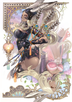 caskitsune:  Final Fantasy XII | olivia  ※Permission was granted by the artist to upload their works. Make sure to rate/retweet the original work!   