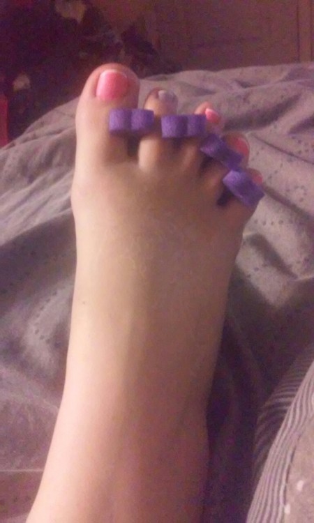 XXX pretty easter toes  photo