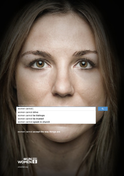 saturnsorbit:  alexithymiadaily: Ad Shows The World’s Popular Opinions Of Women Using Search Engine  This ad is reaching on some next level shit 