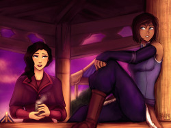 iahfy:  ”I brought you some tea. I thought you might be cold out here”      well played korra 