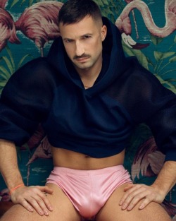 exterface:  Introducing our Navy Mesh Crop Hooded Sweater and High Gloss Powder Pink Shorts. A play on contrasts and a celebration of iconic styles. Available now at ex-sl.com, link in bio.