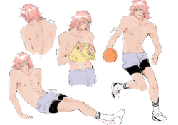 mi5ul:  anatomy practice with marluxia!!! the real question is: was i just using marluxia to practice or did i actually just wanted to see him shirtless? guess we’ll never know,,, 