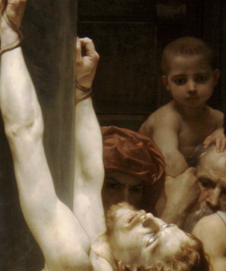 marcuscrassus:  William-Adolphe Bouguereau - The Flagellation of Our Lord Jesus Christ (1880), details 