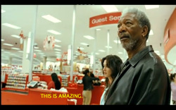miss-malady:  Morgan Freeman visits Target 