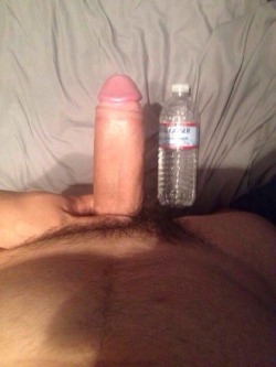 &ldquo;You can just put my kik name in the caption (BigDickNate8) tell them I&rsquo;m horny and wanna chat or something like that!&rdquo;  Tell them yourself Nate! Huge cock submission from kik! This thick monster is so hot!! Thicker than a water bottle!!