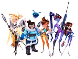 Just to update you guys here are the Ladies I’ve done so far in my OVERWATCH Line Up 
