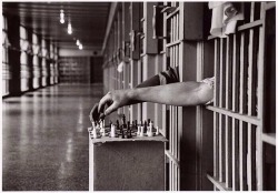 Ryanpanos:  Inmates Playing Chess | Cornell Capa | Via 
