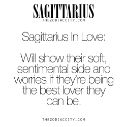 zodiaccity:  V-Day Reblog - Sagittarius In Love. For more information on the zodiac signs, click here.